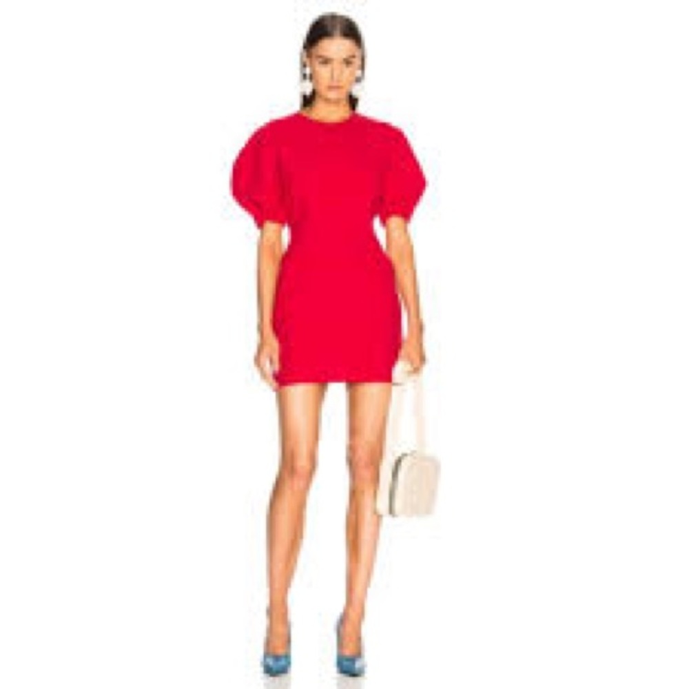 ALC Valenti Puff Sleeve Dress